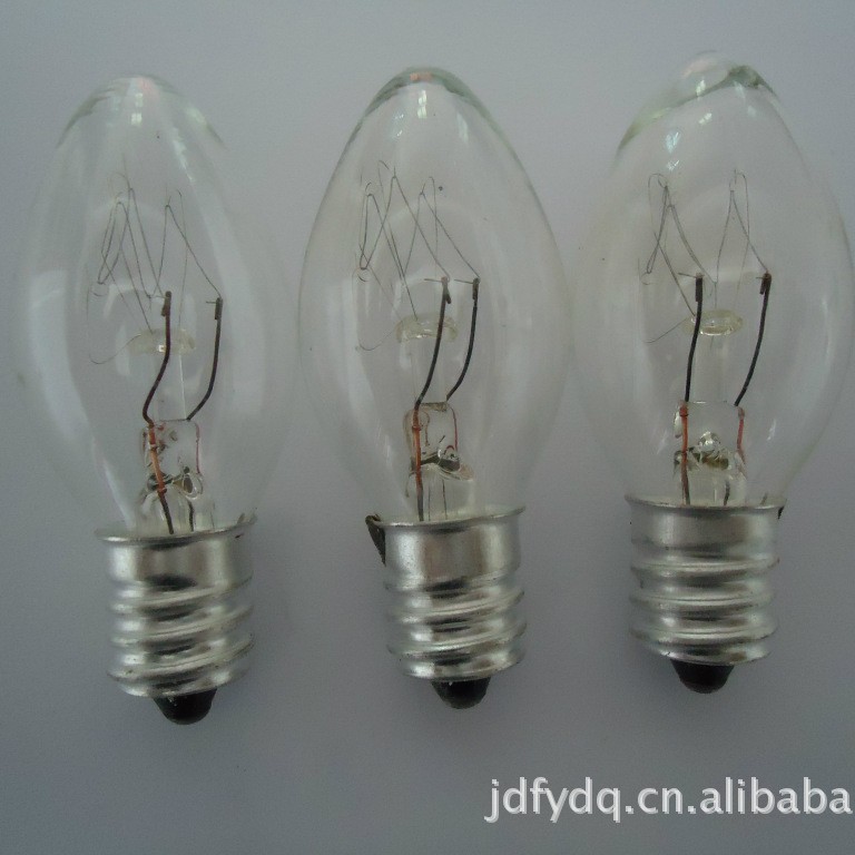 Youyi C7 bulb aluminum clear lotus bulb small white bubble night light bulb mini bulb factory direct supply