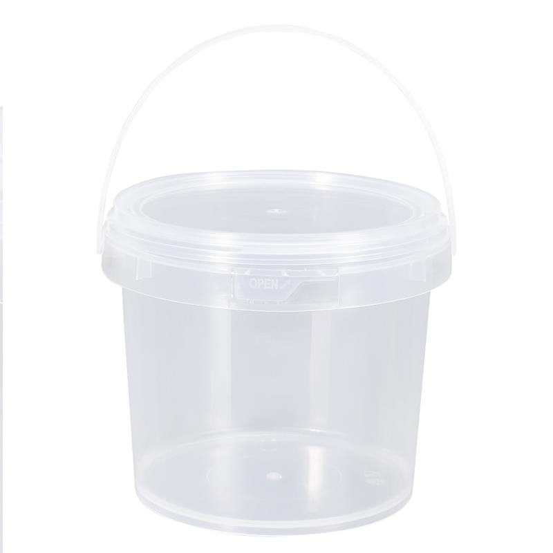 Pp Plastic Barrel Round Transparent Food Packaging Barrel Sealed High Temperature Resistant Large Capacity Barrel Manufacturer Wholesale Food Packaging