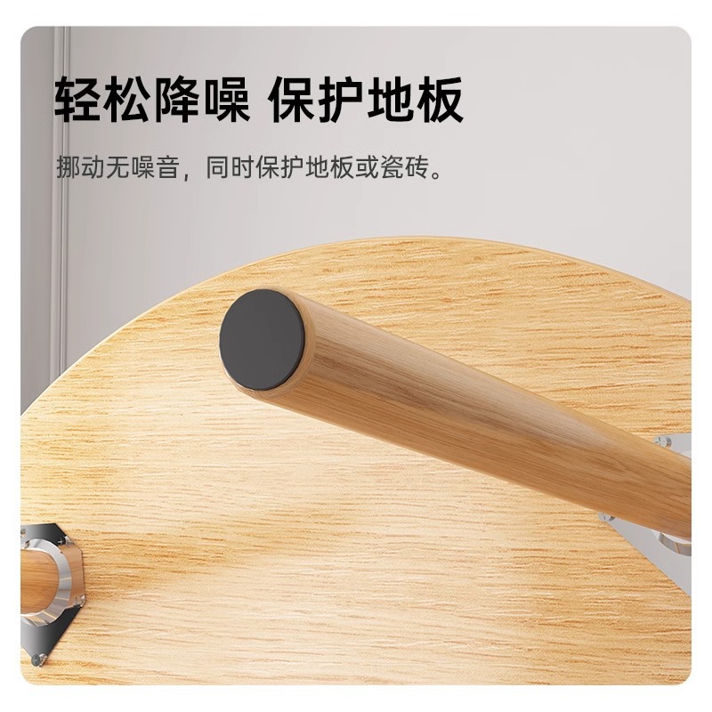 Solid Wood Color Dining Table Round Table Household Small Apartment Dining Table Modern Simple Square Table Square Negotiation Table and Chair Combination