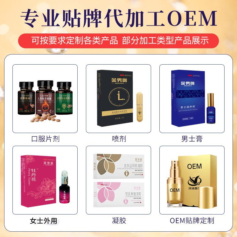 Source Manufacturer Processing Direct Sales Men's Spray Custom Processing Supplies Men's External Spray Private Parts Dropshipping