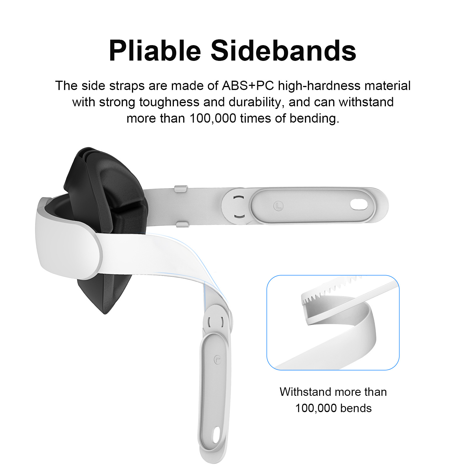 For Meta Oculus quest3s Elite Headband VR Accessories Adjustable Replacement Comfortable Headwear Virtual