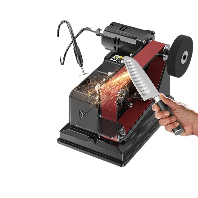 Electric Small Belt Sander, Fully Automatic Polishing Machine, Micro Household Sandpaper Grinder
