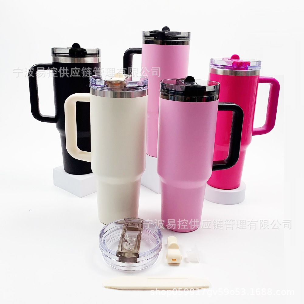 2025H3.0 Leak-proof Cover 30ozPRO Large Capacity Car Portable Ice Cup Cover 40oz Folding Suction Nozzle Cover
