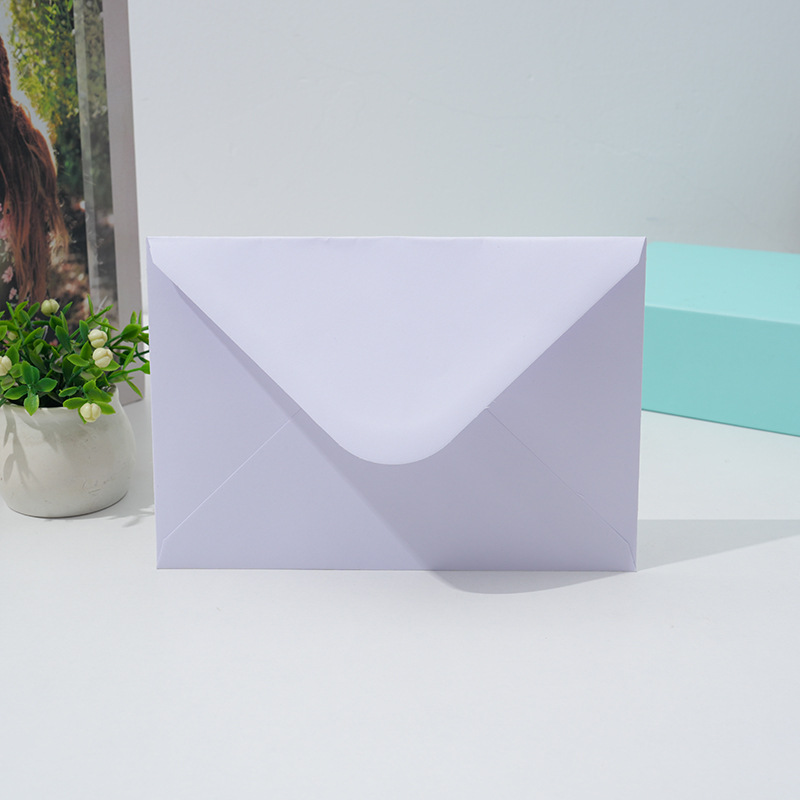 Colorful Wholesale Yellow Kraft Paper Envelope Bags White Envelopes Artistic Fresh Style Envelopes Thickened Envelope Production
