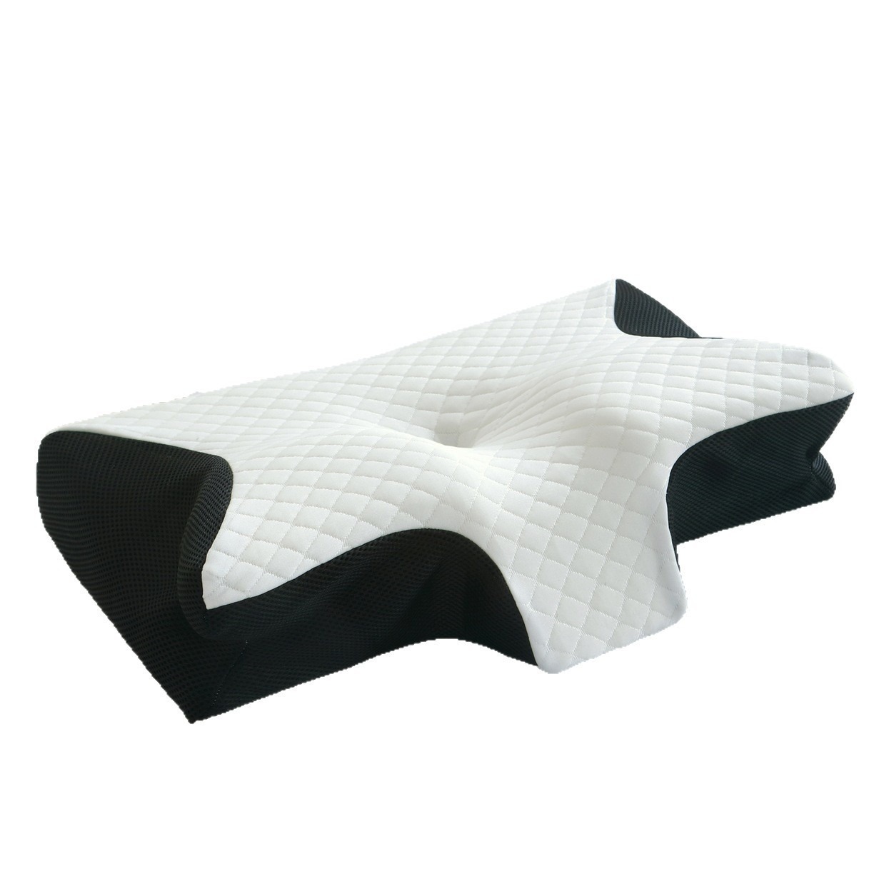 Cross-Border Foreign Trade Butterfly Pillow Breathable Neck Protection Butterfly Memory Pillow Sleep Cervical Spine Slow Rebound Memory Foam Pillow Core