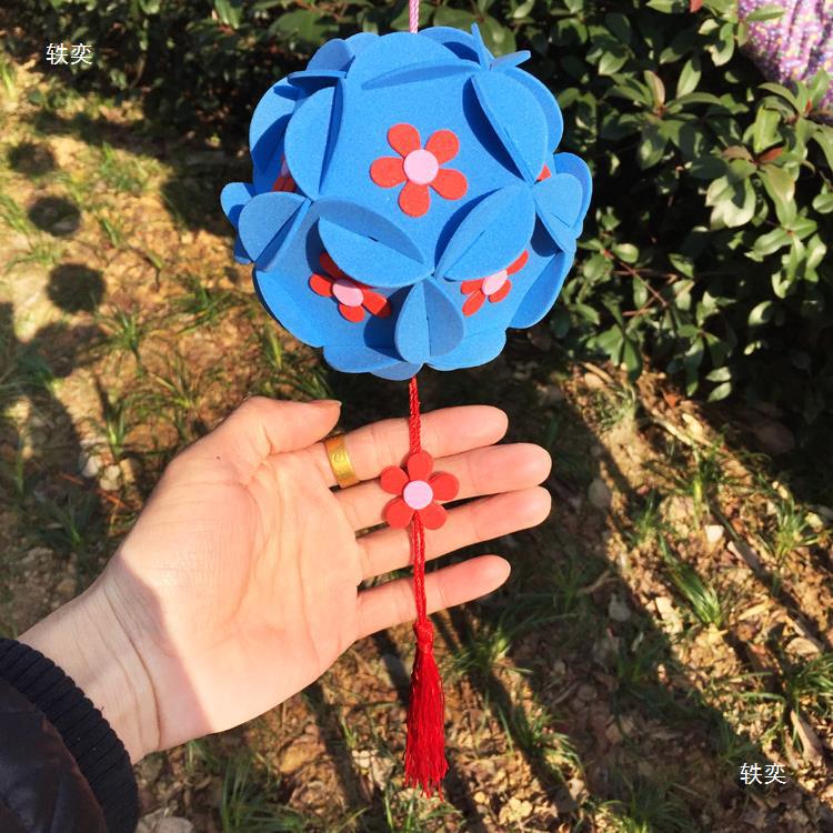 Hydrangea DIY Material Package Handmade Decoration March 3Rd Production DIY Hydrangea Pendant Kidsren's Material Package Eva Activity