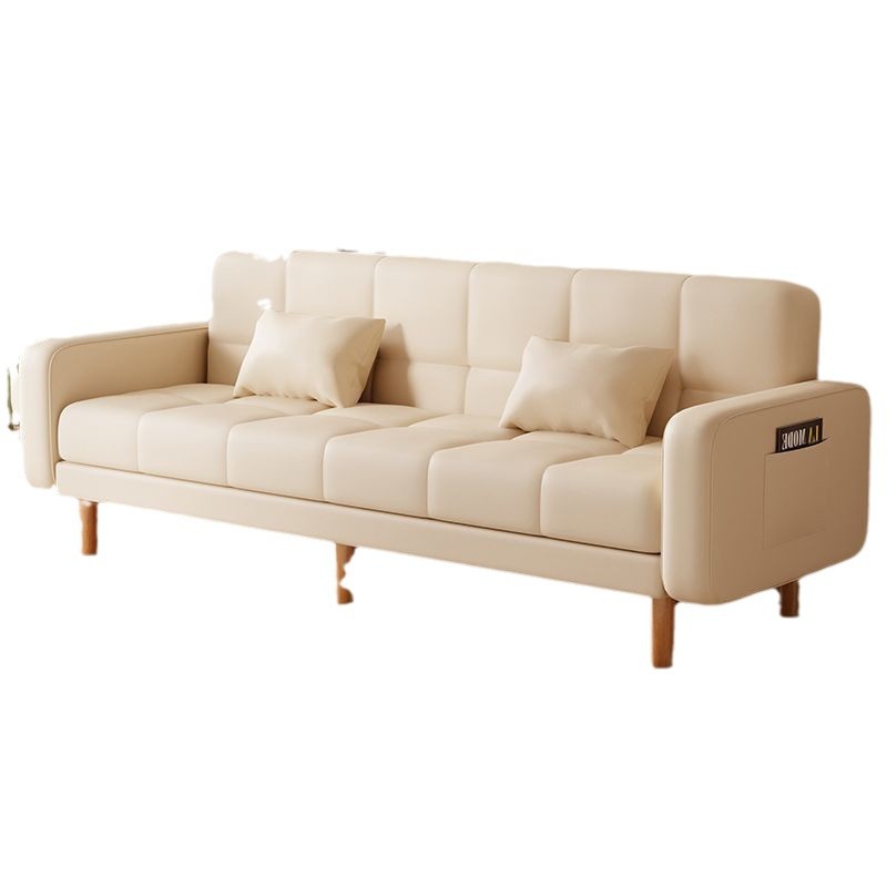 Sofa Small Apartment Living Room Home 2024 New Simple Modern Three-Seat Rental Room Dual-Use Foldableing Sofa Bed