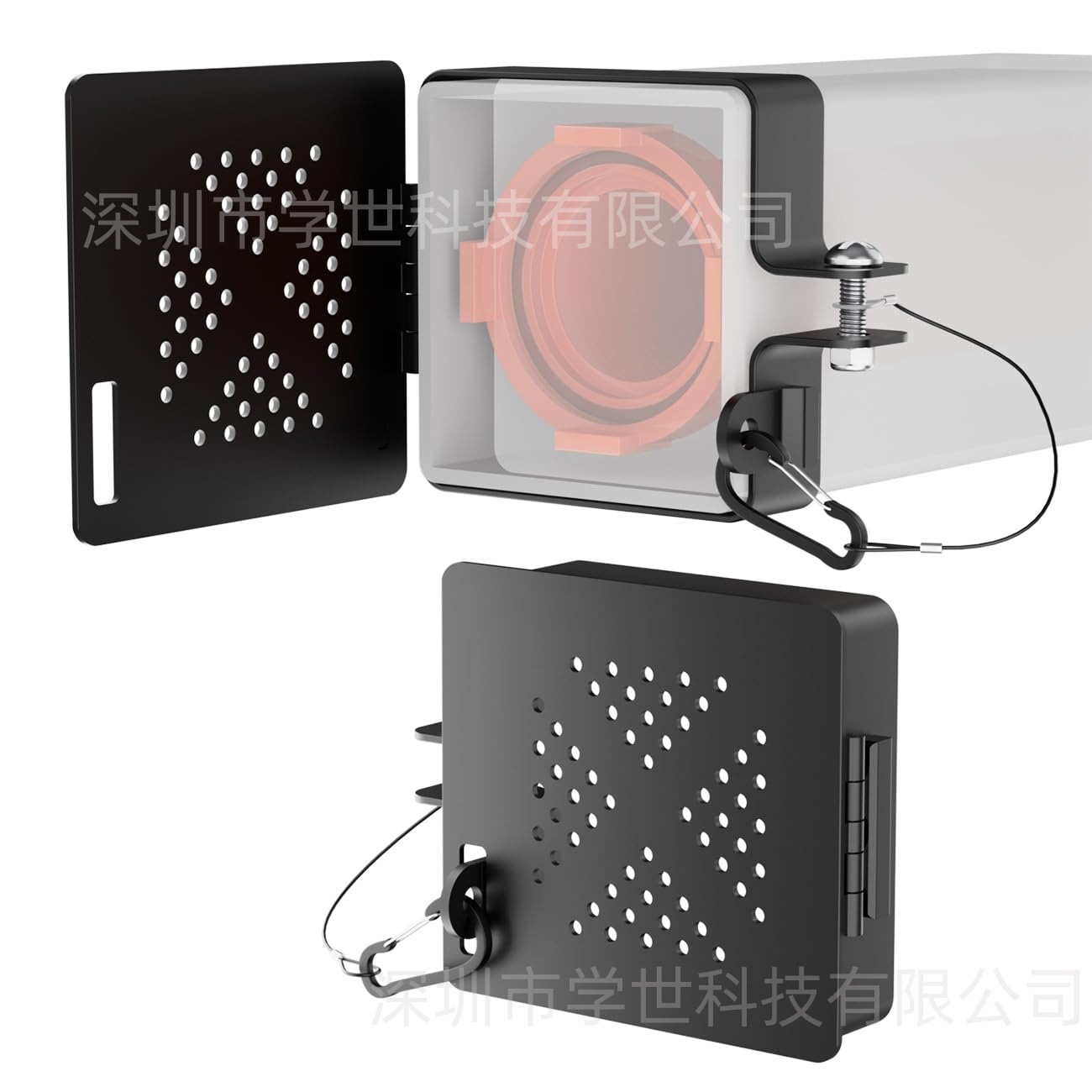 Amazon's Popular Metal Rv Bumper Cover Camper Bumper Trailer Accessories Cover Insect-Proof Ventilation Holes