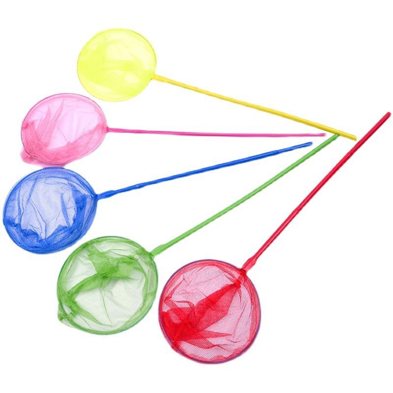 Bamboo Children's Fishing Net Catch Insects Butterfly Dragonfly Insect Net Fishing Net Bag Outdoor Toys Telescopic Fishing Net Copy Net