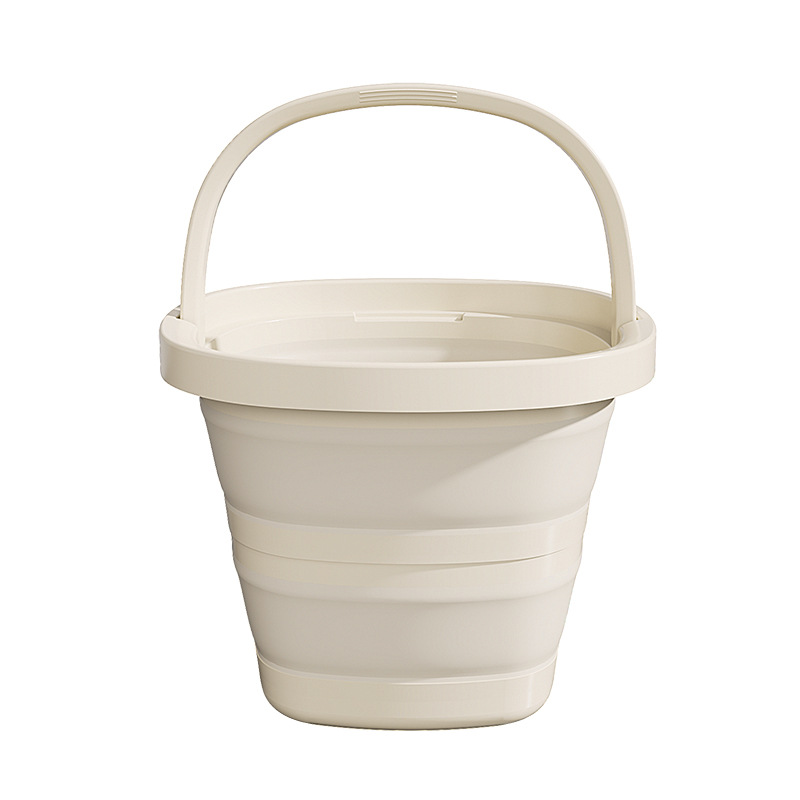 Folding Bucket Large Capacity Household Multi-Functional Thickened Portable Bucket Outdoor Portable Storage Fishing Plastic Bucket