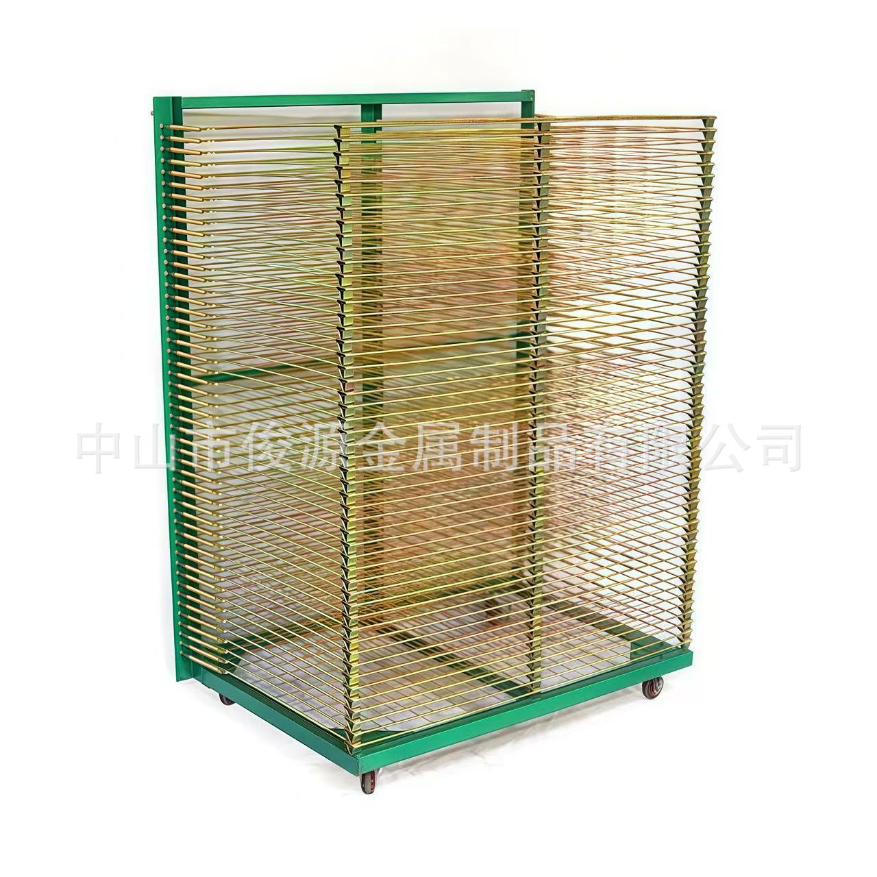 Direct selling stainless steel lasagna rack turnover car 50 layer silk screen drying rack PCB baking rack silk screen baking rack