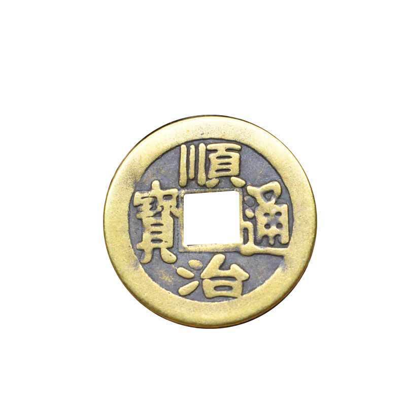 Real Copper Antique Copper Coins Five Emperors and Ten Emperors 2.3Cm2.8Cm Brass Five Emperors Coin Accessories Pressure Threshold Manufacturer Wholesale