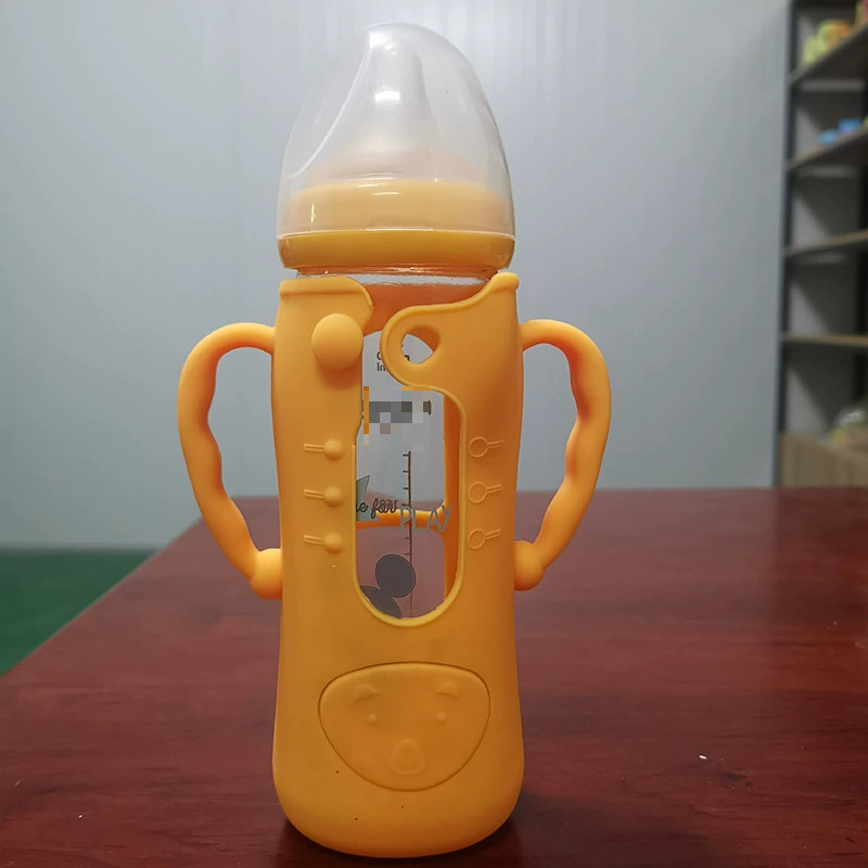 Suitable for Shell Bottle Cover, Baby Bottle Protective Cover, Shell Bottle Silicone Cover, Baby Bottle Anti-fall Cover, Silicone Cover