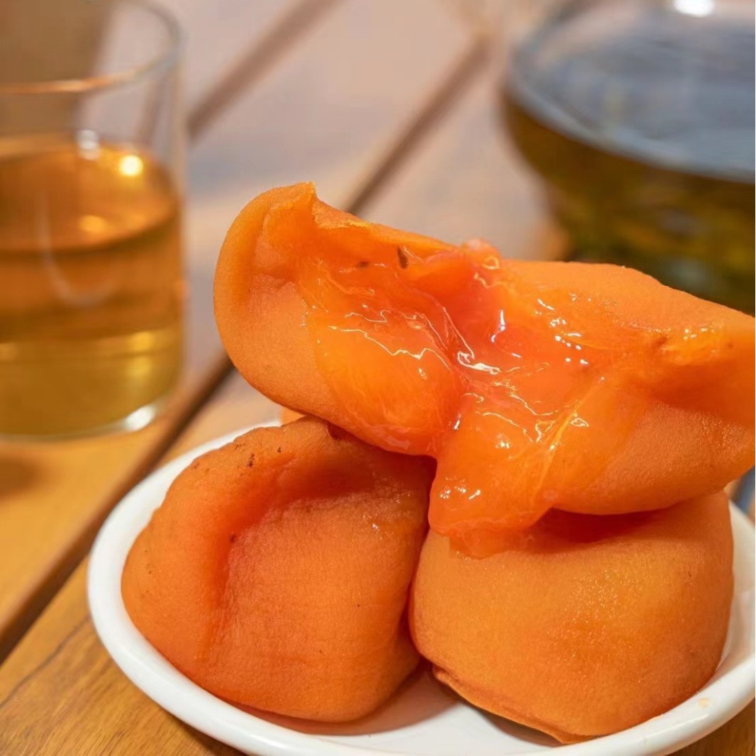 Fuping persimmon persimmon red flow heart roasted persimmon ice persimmon sweet glutinous ice frost persimmon pointed persimmon core move ice persimmon a generation of hair