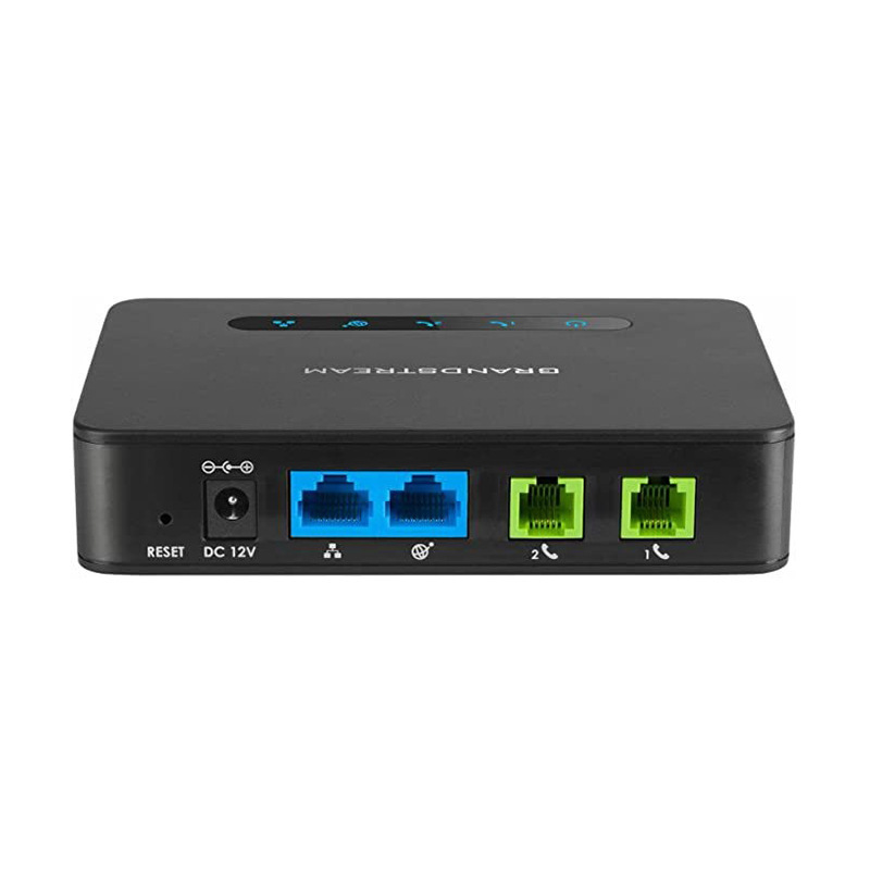 Powerful dual-port gateway Grandstream power flow network/HT812/telephone adapter NAT router