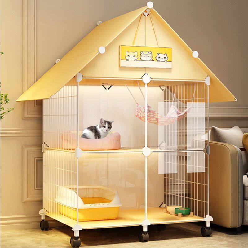 Кошачья вилла, многоуровневая клетка для домашних кошек, большая свободная площадь