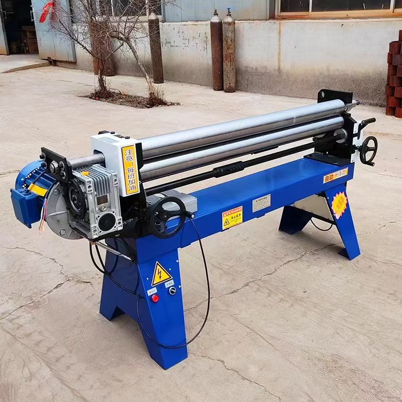 Small Stainless Steel Plate Roll Electric Rounding Machine Iron Sheet Aluminum Sheet Bending and Rounding Machine
