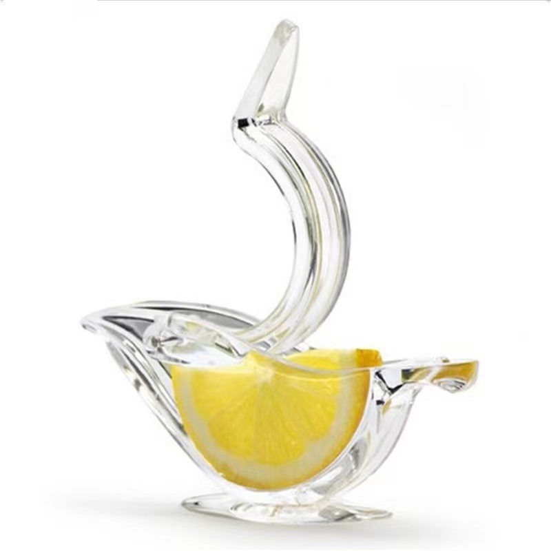 Acrylic Lemon Juicer Manual Transparent Small Fruit Juicer Portable Manual Lemon Clip Juicer