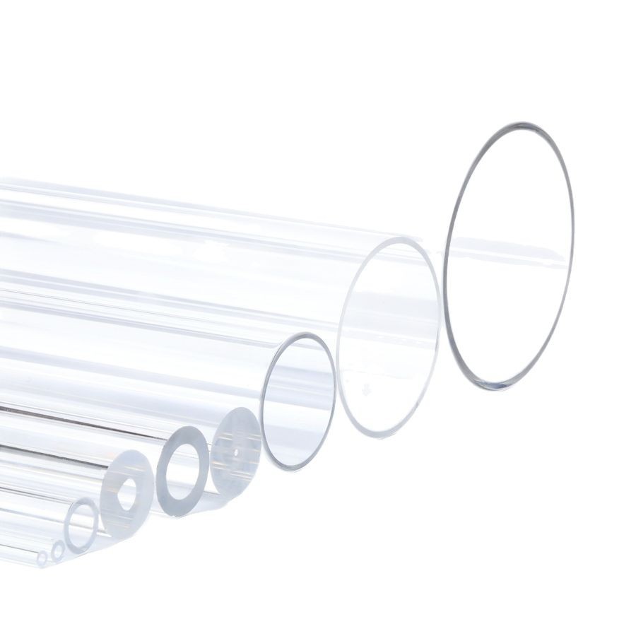 High-temperature resistant quartz glass tube furnace liquid level gauge high-frequency furnace ozone tube transparent hollow explosion-proof tube