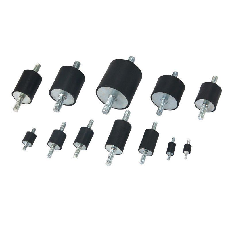 Rubber Shock Absorber Vv Type Rubber Shock Absorber Cylindrical Shock Absorber Double-Head Screw Rubber Spring
