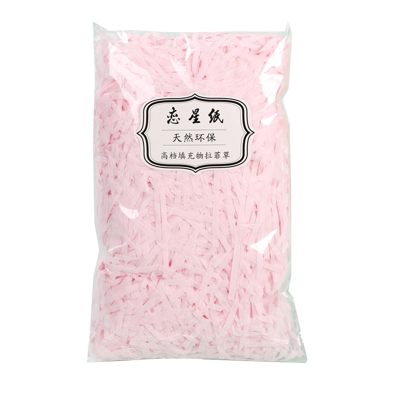 Lafite Grass Shredded Paper Silk 10g20g50g Paper Silk Packaging Gift Box Decorative Filler Color Shredded Paper Strip Lafite Grass