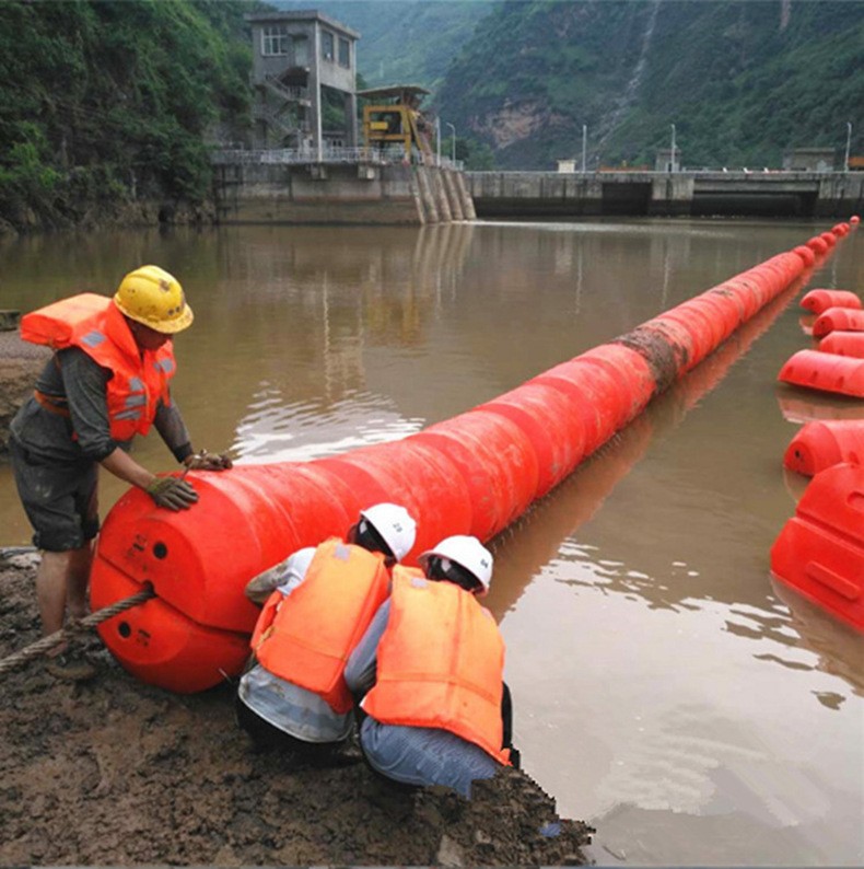 Factory Direct Sales Pipeline Buoy Reservoir River Warning Buoy Sewage Blocking Buoy Hydroelectric Power Station Floating Bucket 30Cm*700Mm
