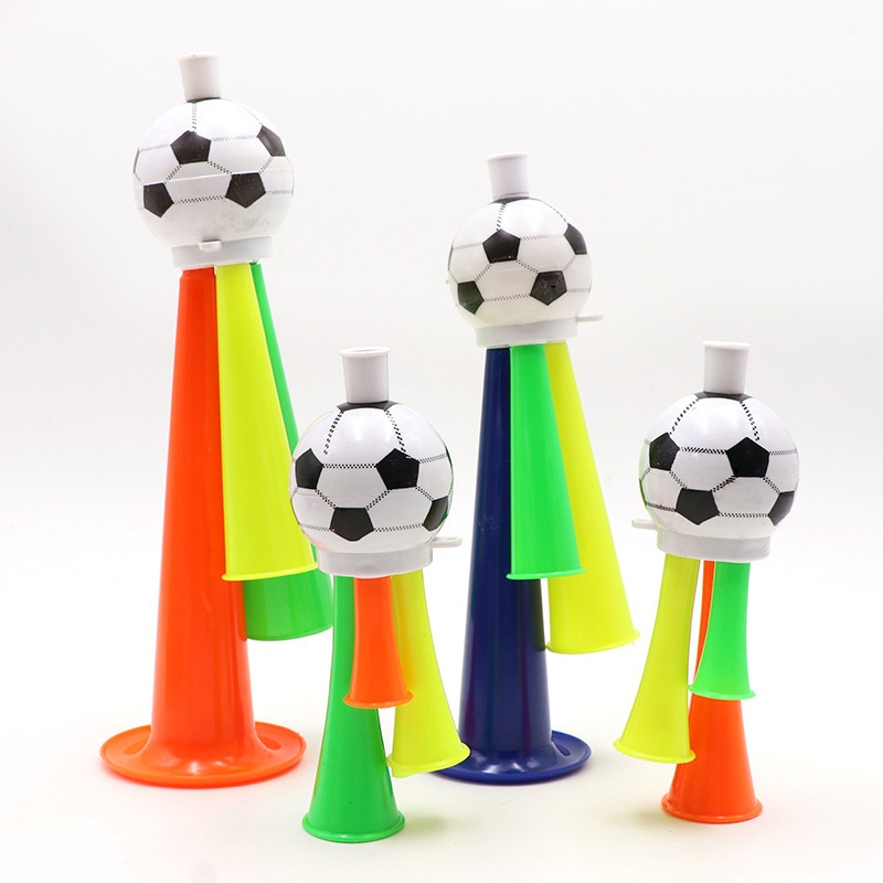 Football trumpet creative small gifts children's toys playing musical instruments games cheer props plastic toys