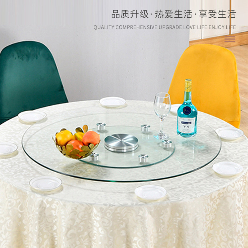Manufacturer Tempered Glass Turntable Multi-Size Turntable Hotel Restaurant Large Round Table Glass Turntable Household Glass Turntable