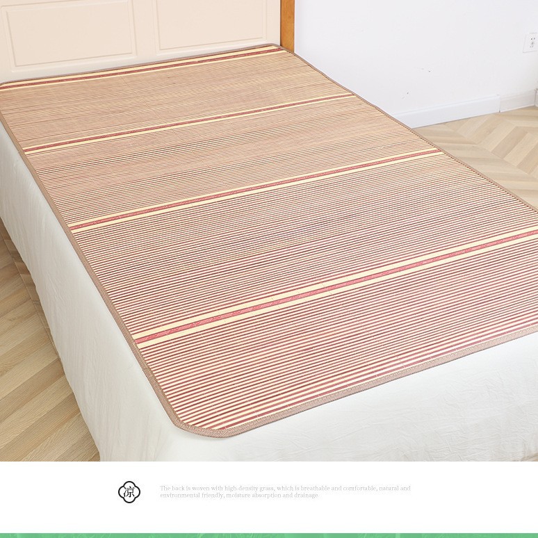 Оптовая продажа бамбукового мата в виде золотого кирпича, двусторонний мат, домашний мат, студенческий мат для общежития, односпальная кровать, мат для прилавка