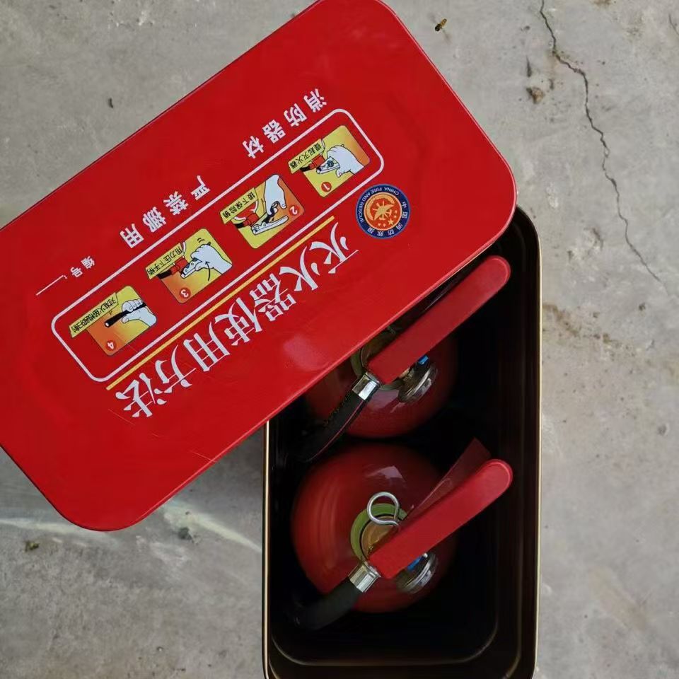 Shopping Mall School Kindergarten New Fire Extinguisher Box New Round Box Fire Box Empty Box Fire Extinguisher Box Empty Box