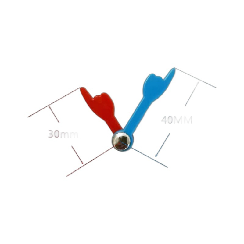 Children's Enlightenment Toy Clock Rotating Plastic Minute Hand Hour Hand Intellectual Development Plastic DIY Accessories Teaching Clock