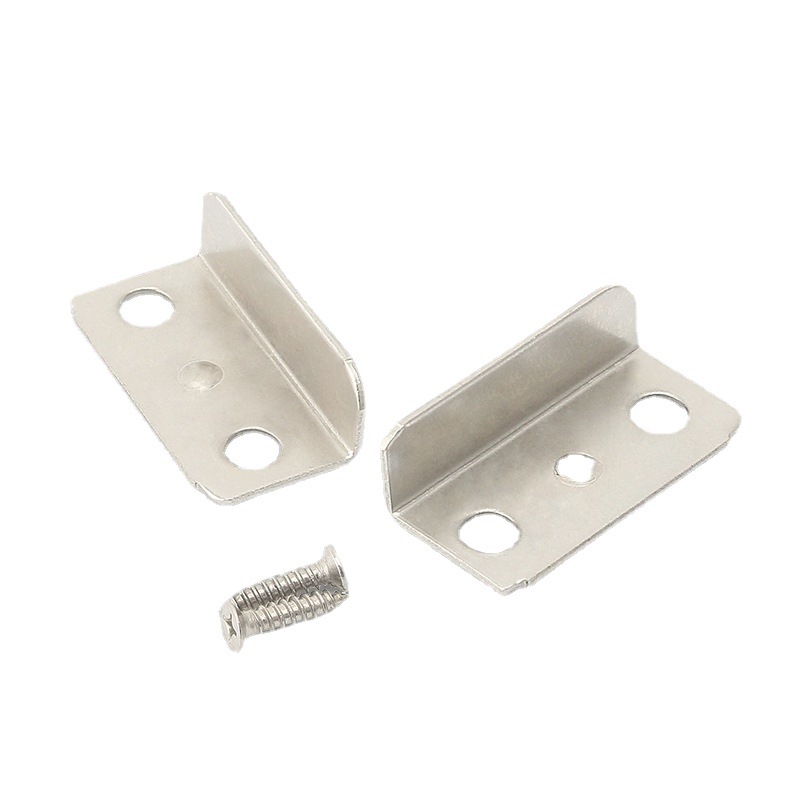 Drawer lock seven-word lock drawer lock lock piece Middle pressure piece 7-word lock wardrobe drawer lock bolt block wholesale