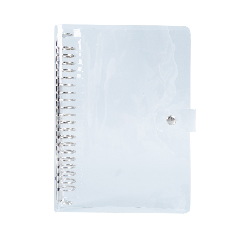 A7 Transparent Loose-Leaf Notebook A4 Binder Pvc Four-Hole Binder A5A6A4B5 Notebook Shell Inner Core