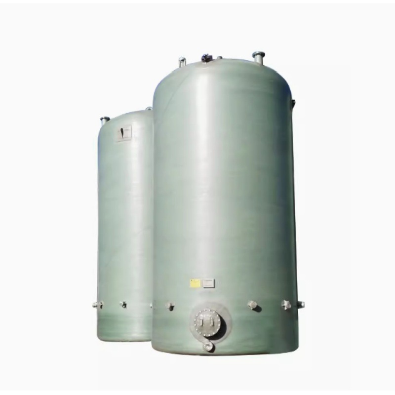 Acid and alkali resistant glass fiber reinforced plastic hydrochloric acid sulfuric acid storage tank chemical storage tank vertical horizontal mixing tank fire water storage tank manufacturer