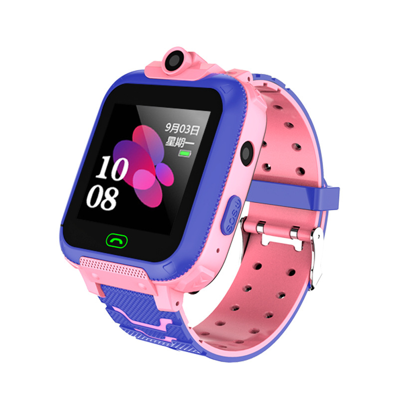 Children's Smart Positioning Phone Watch [Wholesale] Cross-Border Foreign Trade English Foreign Languages Popular Magnetic Charging Waterproof