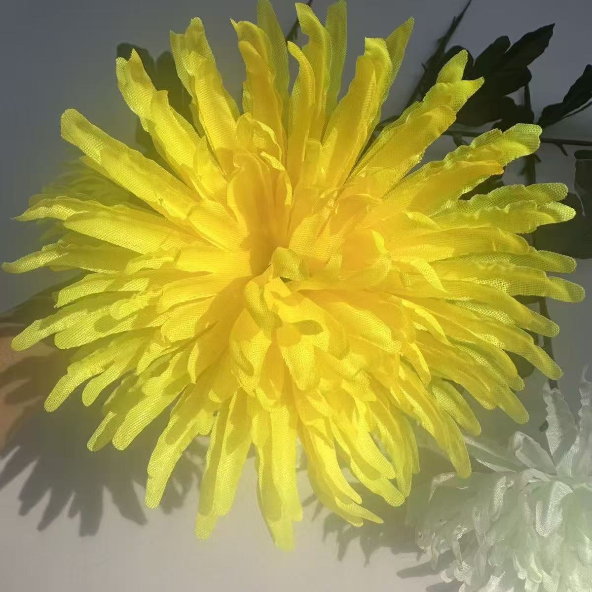 (60% Repurchase Rate) Artificial Chrysanthemum Single Stem Flower 14cm Stems High 40cm