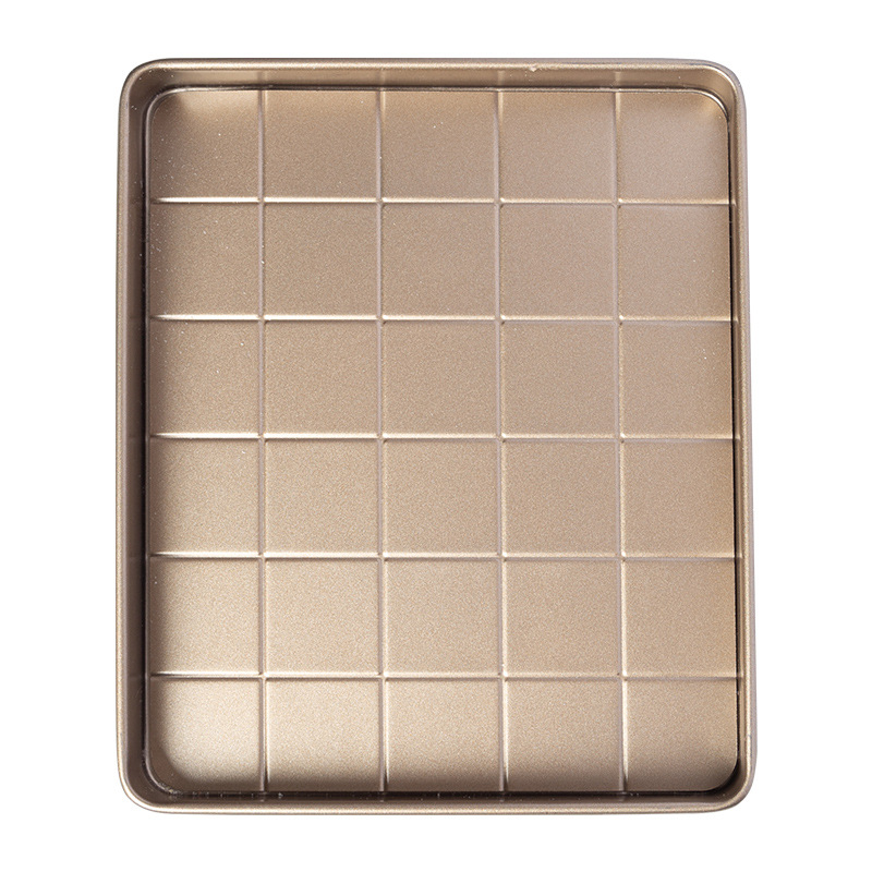 Snowflake crisp nougat special plastic mold carbon steel live bottom baking full set of tools material cooling shaping baking tray