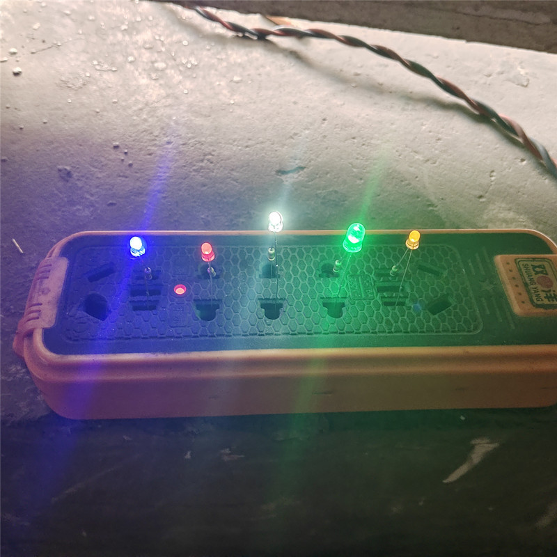 LED4mm5mm6mm with line neon bubble machine equipment indicator light high temperature resistant glass bubble factory outlet