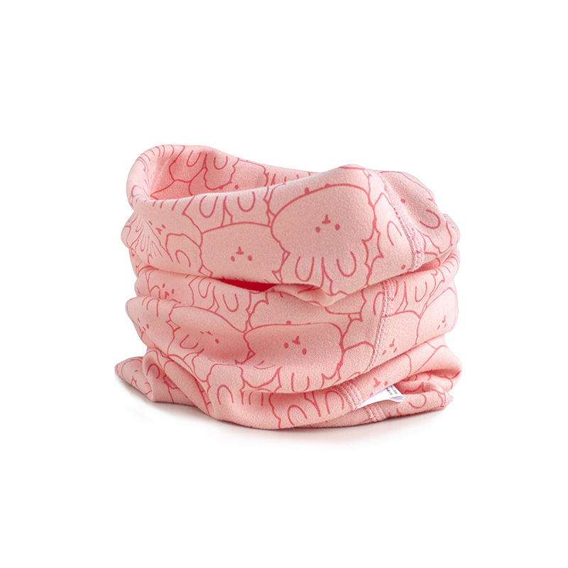 Children's Neck Sleeve Cotton Type A Warm Autumn and Winter Outdoor Elastic Scarf Baby Windproof Scarf Boneless Neck Protection
