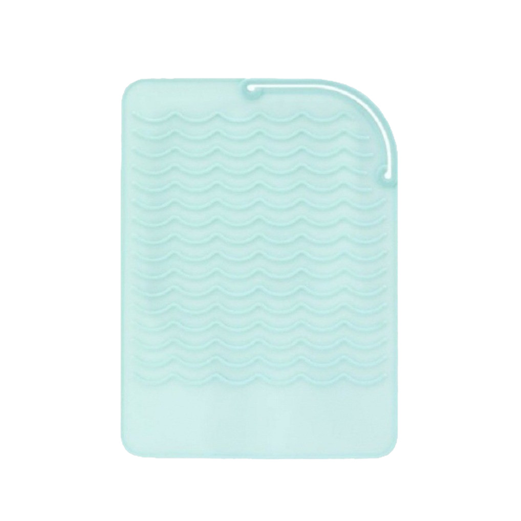 Hair Tools Hair Straightener Silicone Heat Insulation Pad Curling Rod Heat Insulation Sleeve Special Electric Splint Anti-slip Anti-perm Pad for Hair Salon