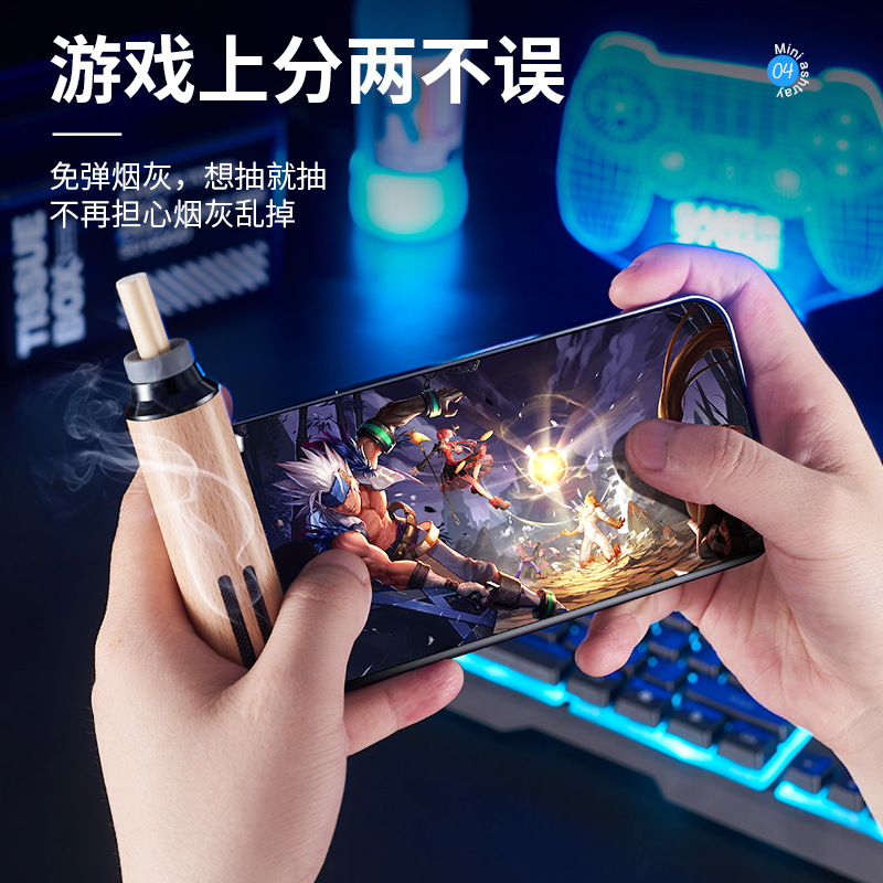 Cross-Border Household Ash-Free Artifact Car Anti-烟灰缸 Lazy Cigarette Holder Smoking Driving Smoking Free Bullet Ash