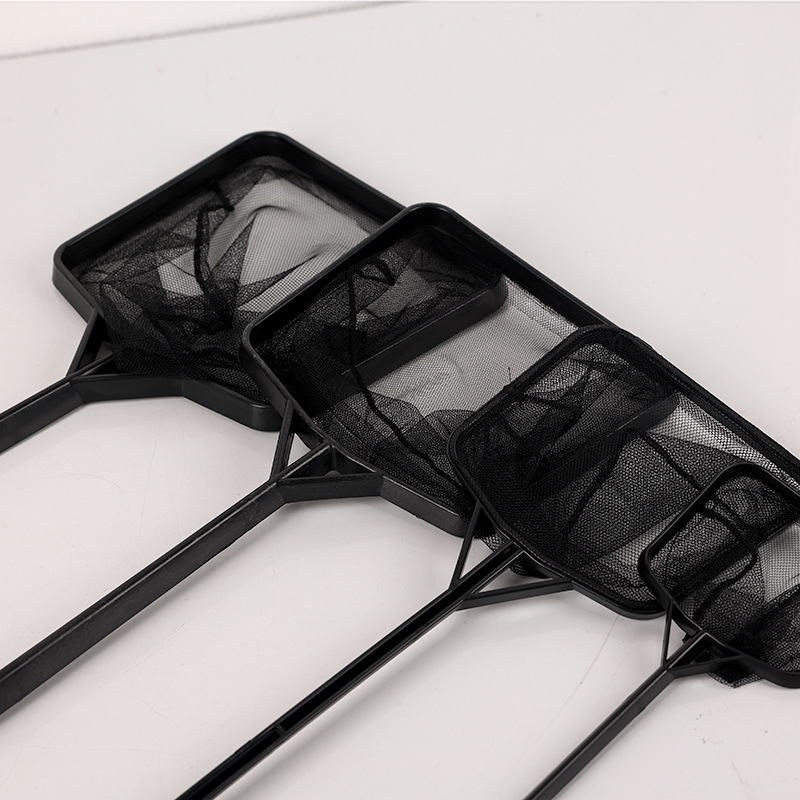 Fishing Net Fishing Aquarium copy net fishing net small fish net ornamental fish black one-piece net mini fish tank net pocket