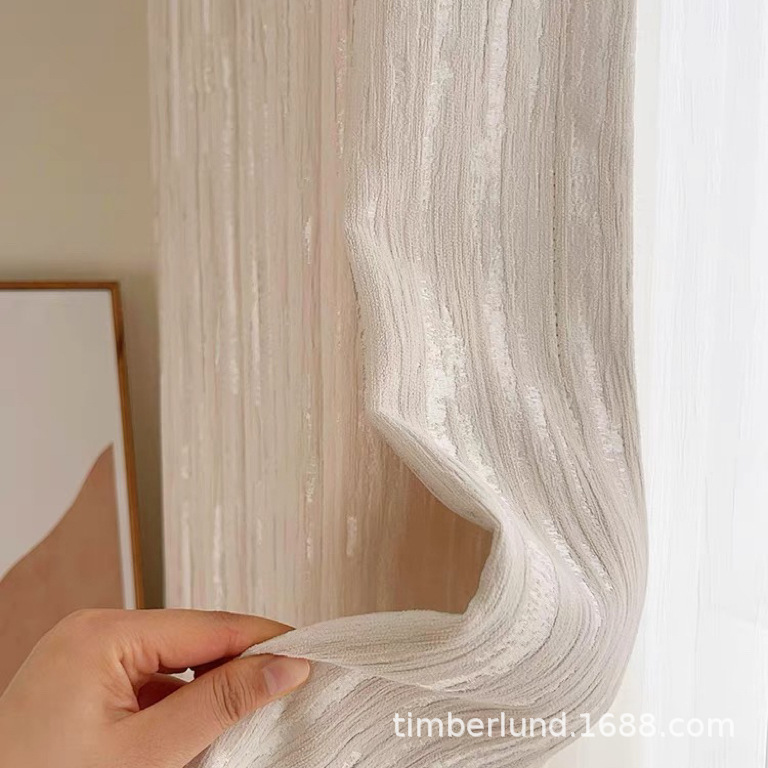 Вертикальные шторы из шенилла черные новые кремовые стильные логи французские гостиные легкие роскошные шторы из шенилла