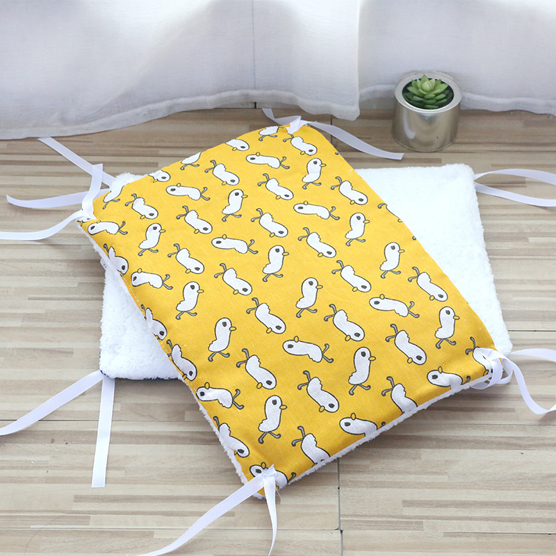 Cat cage platform cushion can be tied cushion double-sided quilted Four Seasons universal cushion dog cat mattress factory wholesale