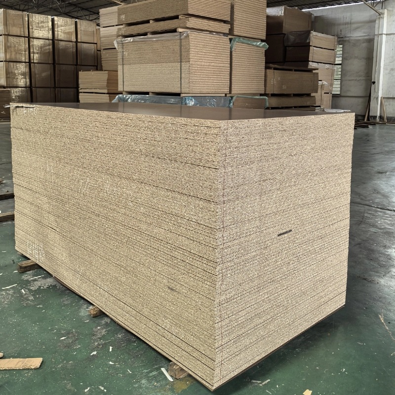Solid Wood Particle Board Paint-Free Board Chipboard 15mm Melamine Veneer Walnut Furniture Wardrobe