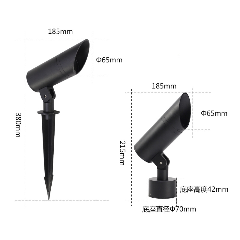 led Outdoor Waterproof Tree Light Landscape Floor Spotlight Garden Courtyard Outdoor Tree Light Villa Garden Spotlight