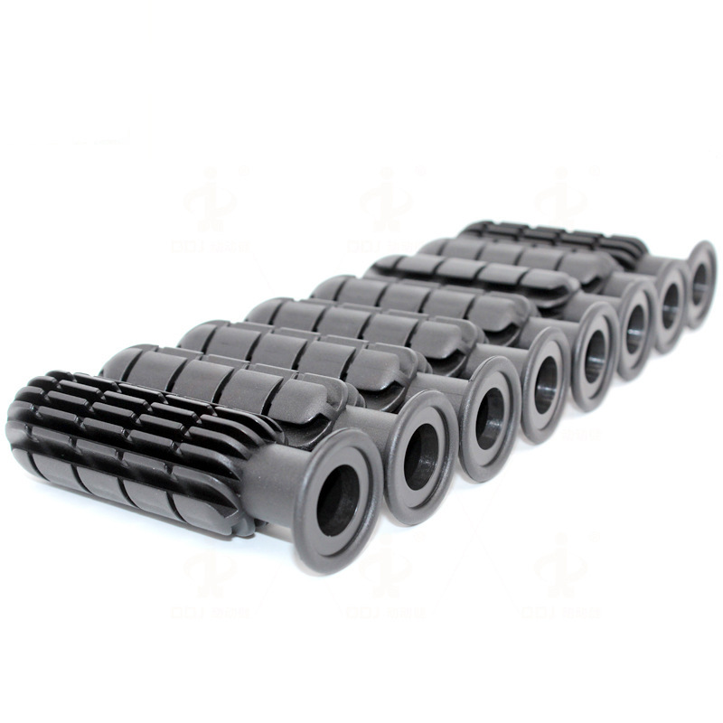 4824 Desktop Football Machine Rubber Handle Foosball Plastic Soft Handle Hole 12.7mm Black