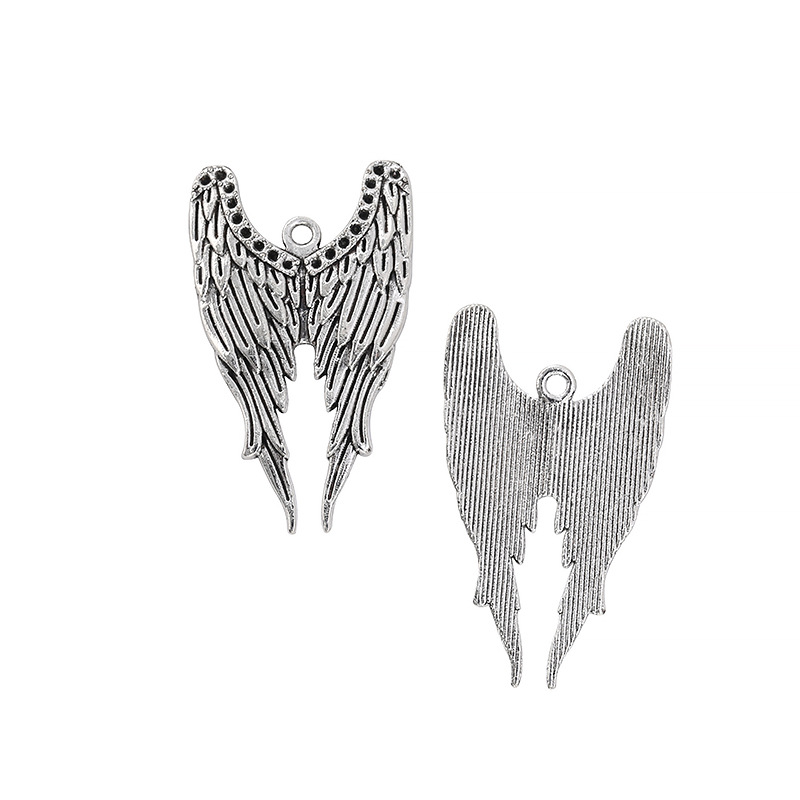 Wholesale Halloween Series Spider Wings Scissors Pendant DIY Pendant Alloy Jewelry Accessories A284