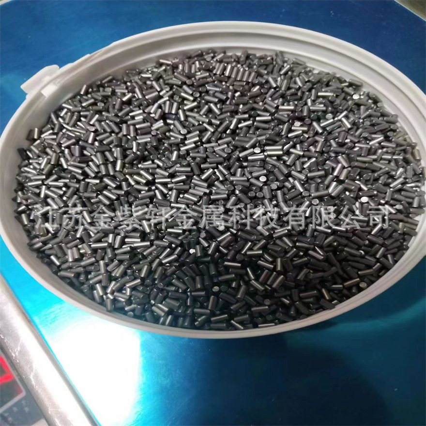 Высокочистые частицы гафния от Jiangsu Jinzixuan, фаска частиц гафния, полировка и глубокая обработка, резка