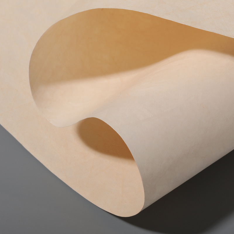 Translucent Dupont Paper Soft Film Beige Ceiling Light Box Ice Cracked Fiber Paper Texture Translucent Background Wallpaper